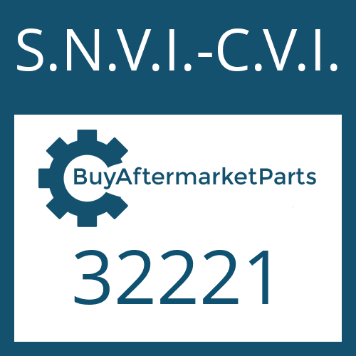 S.N.V.I.-C.V.I. 32221 - TA.ROLLER BEARING