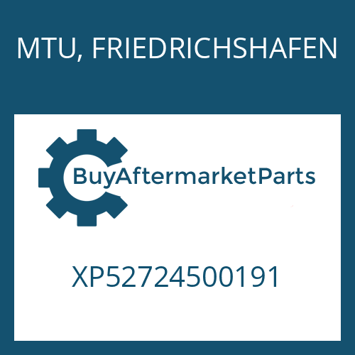 MTU, FRIEDRICHSHAFEN XP52724500191 - AXIAL ROLLER BEARING