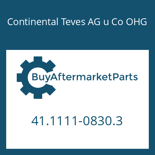 Continental Teves AG u Co OHG 41.1111-0830.3 - CAP SCREW