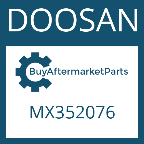 DOOSAN MX352076 - REDUCER