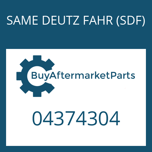 SAME DEUTZ FAHR (SDF) 04374304 - WASHER