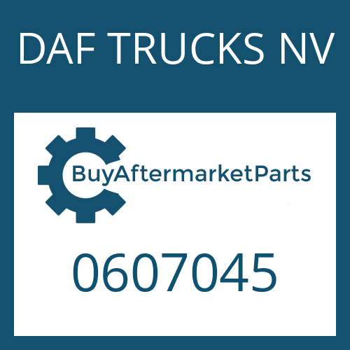 DAF TRUCKS NV 0607045 - SPLIT RING