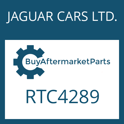 JAGUAR CARS LTD. RTC4289 - SHAFT SEAL