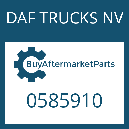 DAF TRUCKS NV 0585910 - SHAFT SEAL