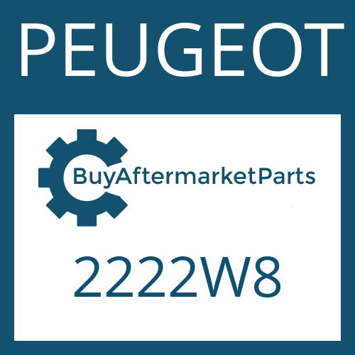 PEUGEOT 2222W8 - 4 HP 20