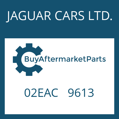 JAGUAR CARS LTD. 02EAC 9613 - 4 HP 22