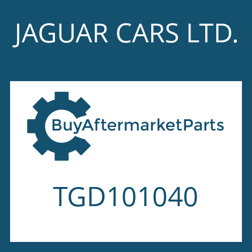 JAGUAR CARS LTD. TGD101040 - 4 HP 22 EH