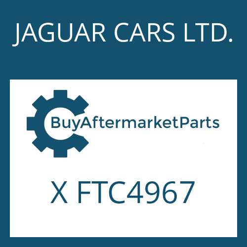 JAGUAR CARS LTD. X FTC4967 - 4 HP 24