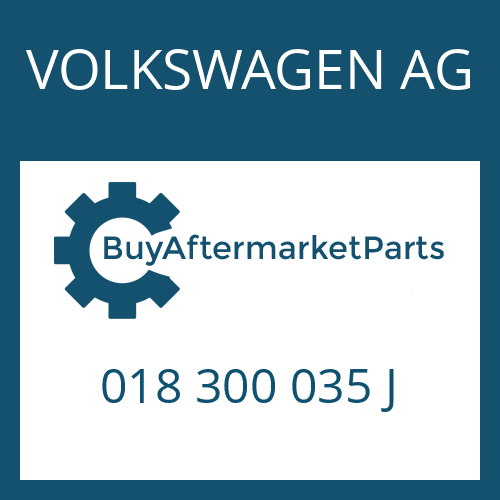 VOLKSWAGEN AG 018 300 035 J - 4 HP 24 A for Heavy Equipment