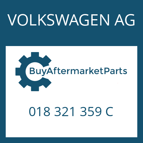 VOLKSWAGEN AG 018 321 359 C - OIL FEEDER