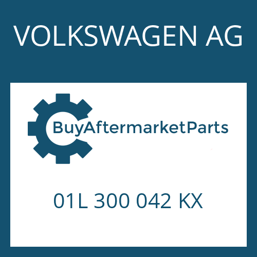 VOLKSWAGEN AG 01L 300 042 KX - 5 HP 24 A