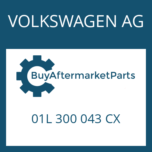 VOLKSWAGEN AG 01L 300 043 CX - 5 HP 24 A