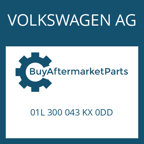 VOLKSWAGEN AG 01L 300 043 KX 0DD - 5 HP 24 A