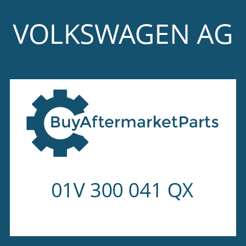 VOLKSWAGEN AG 01V 300 041 QX - 5 HP 19 FL