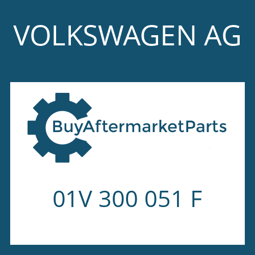 VOLKSWAGEN AG 01V 300 051 F - 5 HP 19 FL