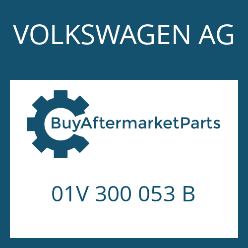 VOLKSWAGEN AG 01V 300 053 B - 5 HP 19 FL for Heavy Equipment
