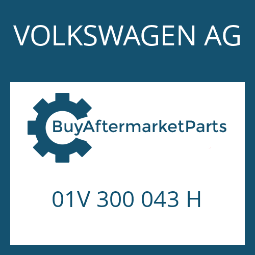 VOLKSWAGEN AG 01V 300 043 H - 5 HP 19 FLA