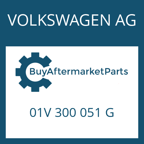 VOLKSWAGEN AG 01V 300 051 G - 5 HP 19 FLA for Heavy Equipment