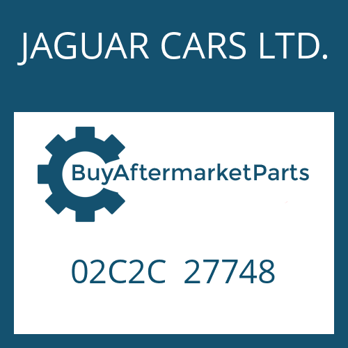 JAGUAR CARS LTD. 02C2C 27748 - 6 HP 26