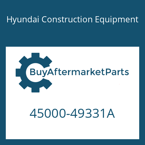Hyundai Construction Equipment 45000-49331A - 6 HP 26 SW for Heavy Equipment