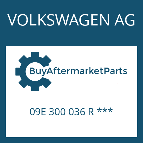 VOLKSWAGEN AG 09E 300 036 R *** - 6 HP 26 A 61 SW