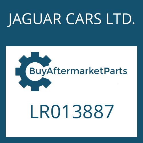 JAGUAR CARS LTD. LR013887 - 6 HP 28 X