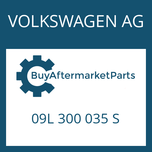 VOLKSWAGEN AG 09L 300 035 S - 6 HP 19 A SW
