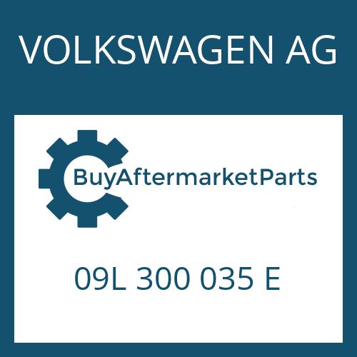 VOLKSWAGEN AG 09L 300 035 E - 6 HP 19 A SW