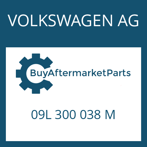 VOLKSWAGEN AG 09L 300 038 M - 6 HP 19 A SW