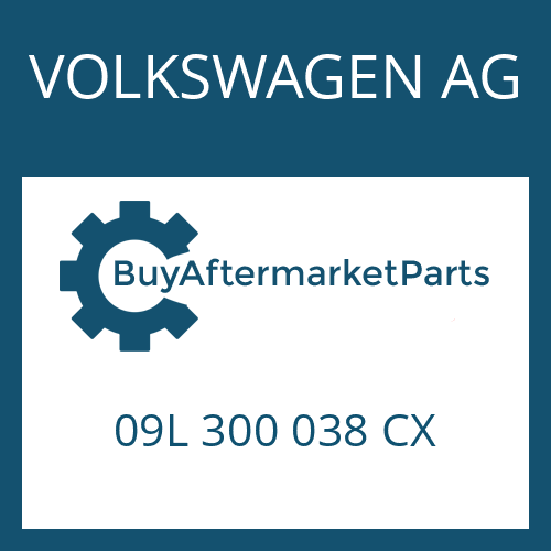 VOLKSWAGEN AG 09L 300 038 CX - 6 HP 19 A SW