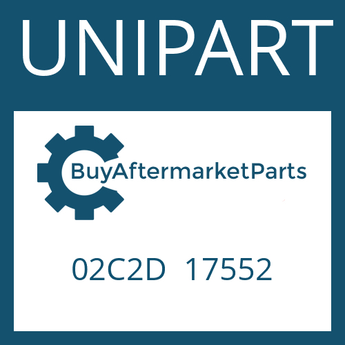 UNIPART 02C2D 17552 - 8HP70 SW