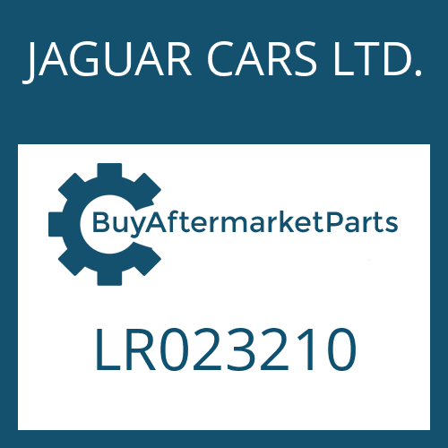 JAGUAR CARS LTD. LR023210 - 8HP70X