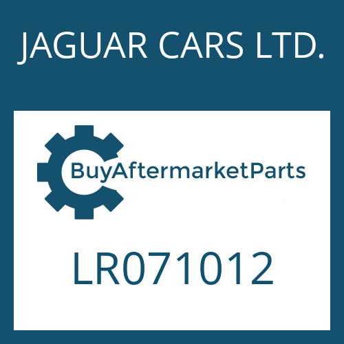 JAGUAR CARS LTD. LR071012 - 8HP70X HIS SW