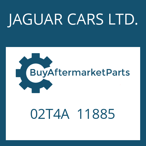 JAGUAR CARS LTD. 02T4A 11885 - 8HP45X SW