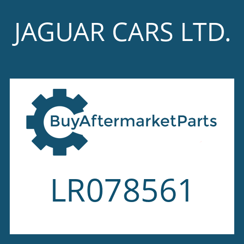 JAGUAR CARS LTD. LR078561 - 9HP48QX SW