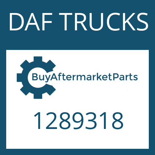 DAF TRUCKS 1289318 - N 71/1 B