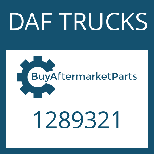 DAF TRUCKS 1289321 - N 71/2-1 C