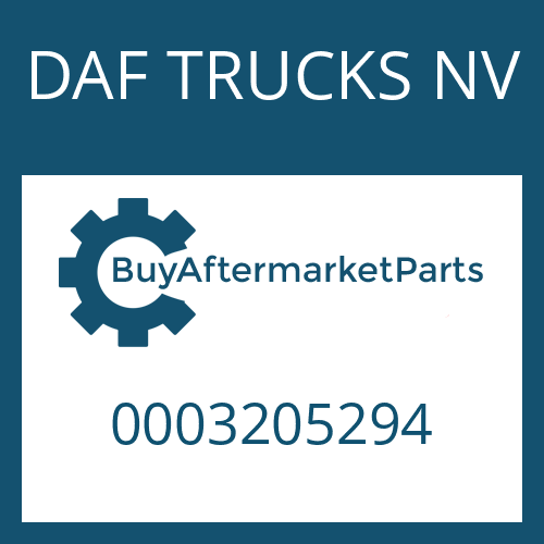 DAF TRUCKS NV 0003205294 - GEARSHIFT SHAFT