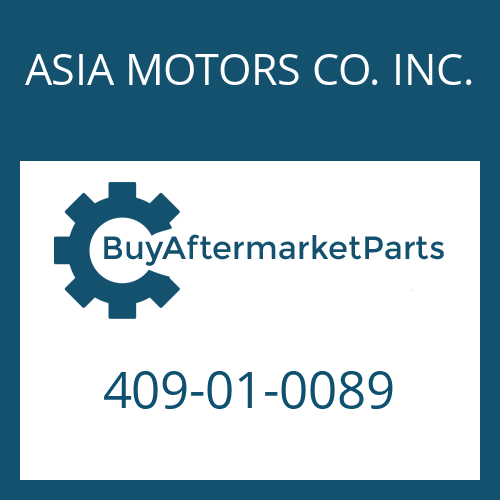 ASIA MOTORS CO. INC. 409-01-0089 - TAPERED ROLLER BEARING