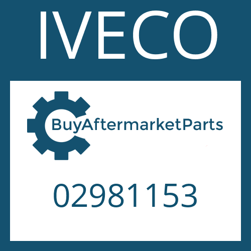 IVECO 02981153 - HELICAL GEAR
