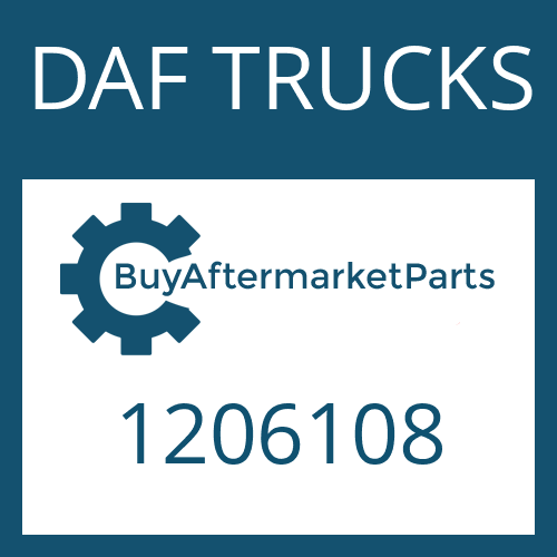 DAF TRUCKS 1206108 - S 6-90/1