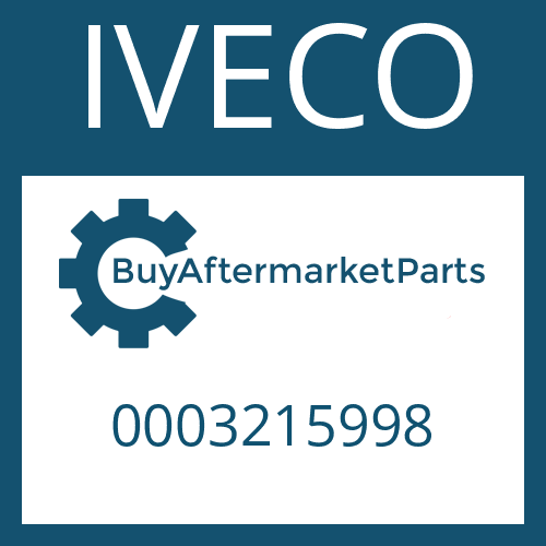 IVECO 0003215998 - PLATE for Heavy Equipment
