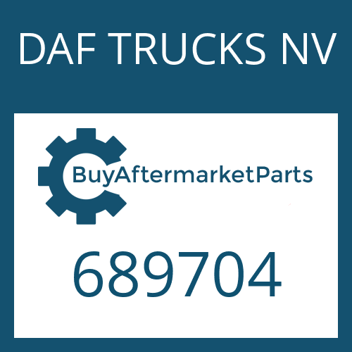 DAF TRUCKS NV 689704 - OUTPUT FLANGE