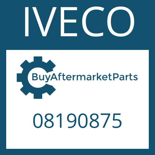 IVECO 08190875 - TUBE for Heavy Equipment