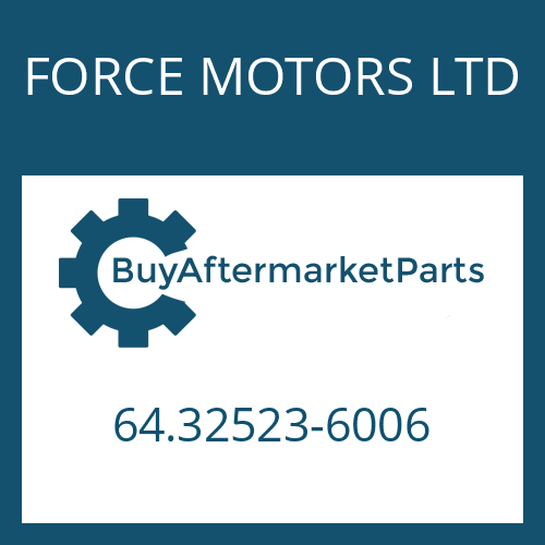 FORCE MOTORS LTD 64.32523-6006 - DETENT PLUNGER