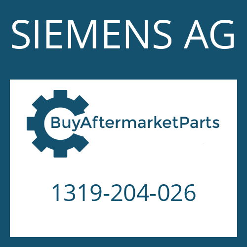 SIEMENS AG 1319-204-026 - HELICAL GEAR