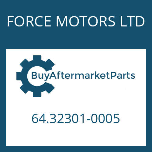 FORCE MOTORS LTD 64.32301-0005 - SUN GEAR