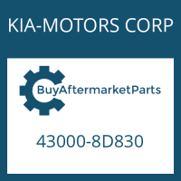 KIA-MOTORS CORP 43000-8D830 - 6 S 1900 BO