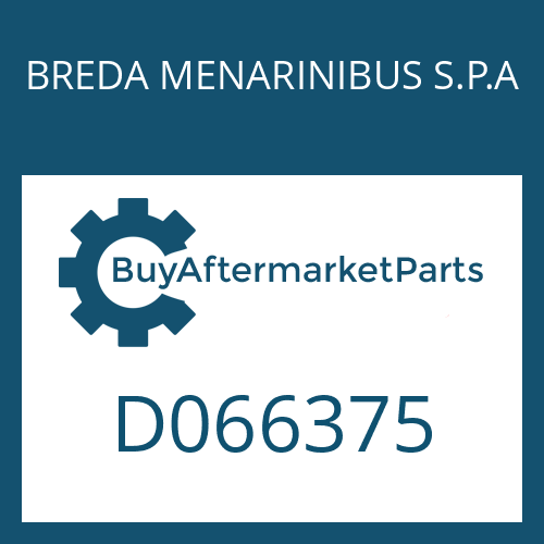 BREDA MENARINIBUS S.P.A D066375 - PERIPHERALS