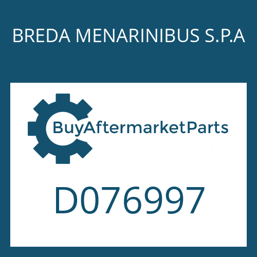 BREDA MENARINIBUS S.P.A D076997 - PERIPHERALS